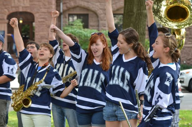Marching Band In Yale Apparel