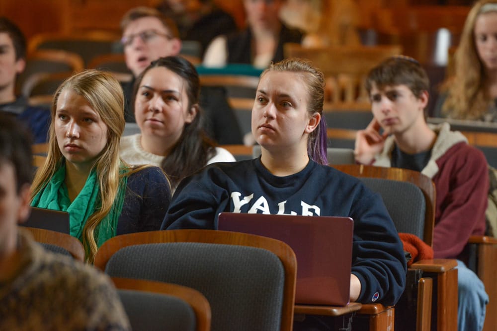 Students at Yale