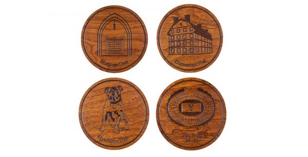 Set of 4 Wooden Coasters